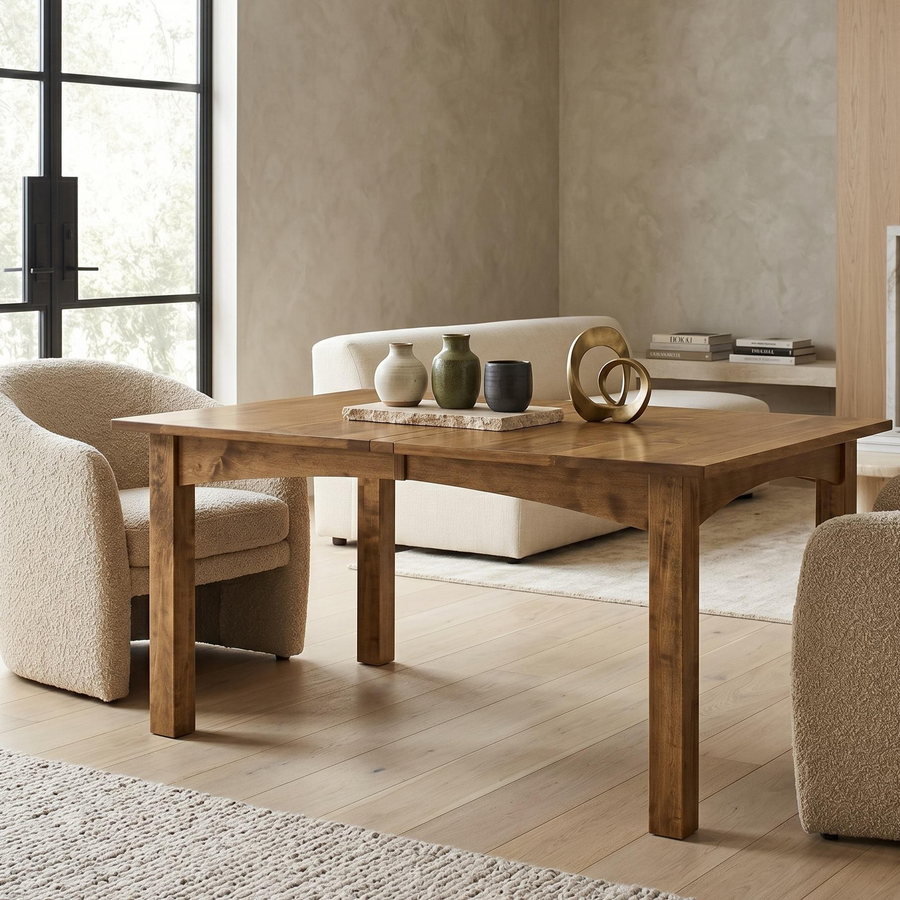 Hoosier Timbercraft Kimmell Brown Maple Dining Table