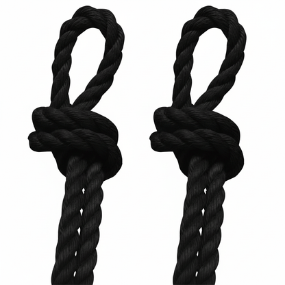 Amish Casual Swing Bed Rope Replacement, Black