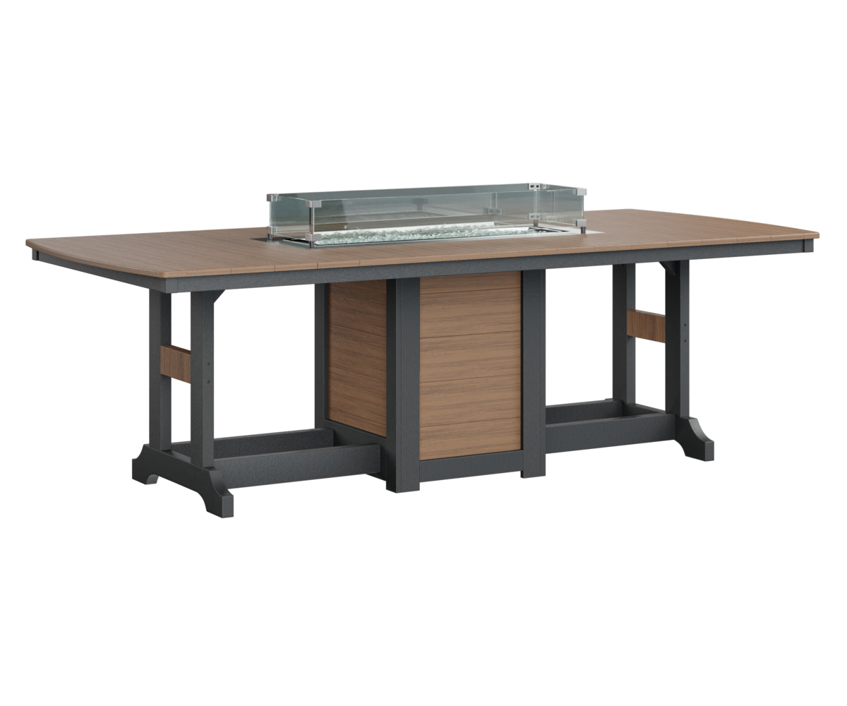 Berlin Gardens Garden Classic Fire Pit Poly Lumber Dining Table