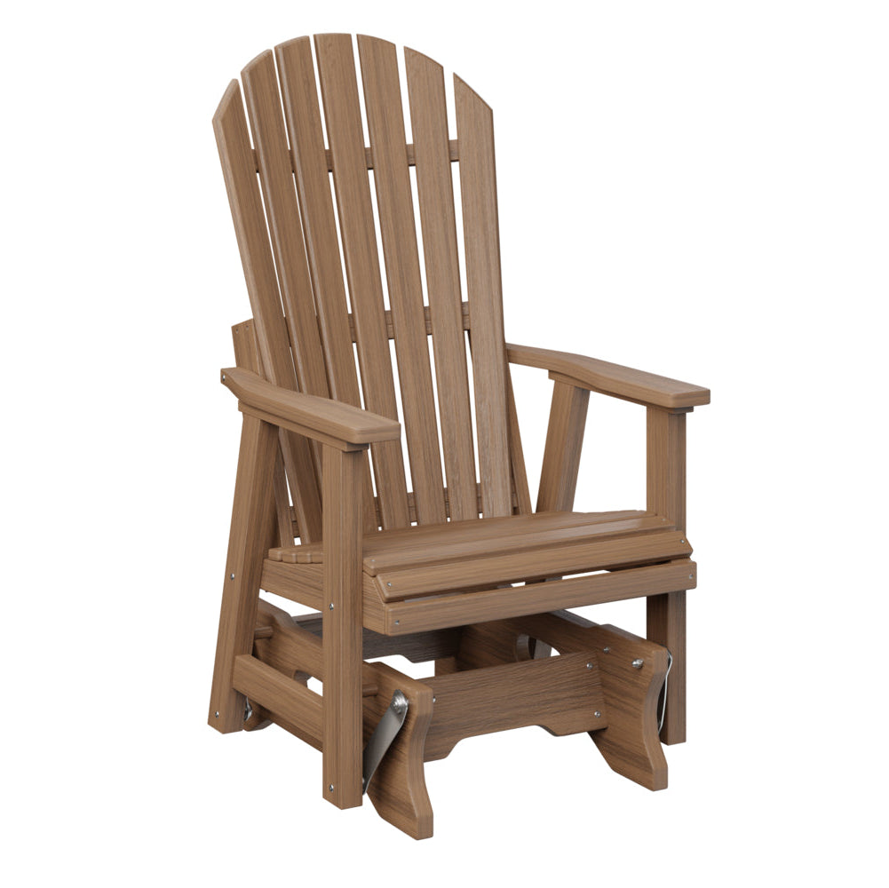 Berlin Gardens Comfo Back Poly Lumber Single Glider