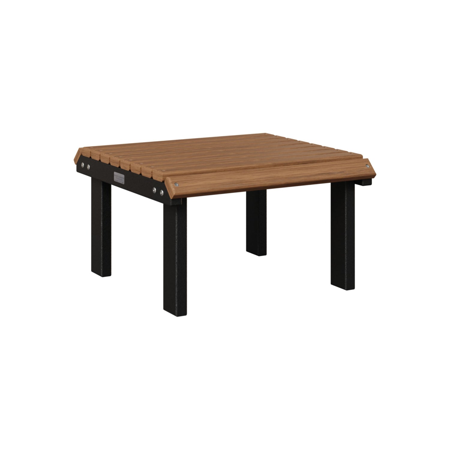 Berlin Gardens Outdoor Poly Lumber Stationary Footstool