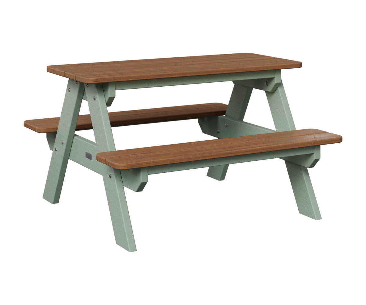 Berlin Gardens Kids Poly Lumber Rectangular Picnic Table