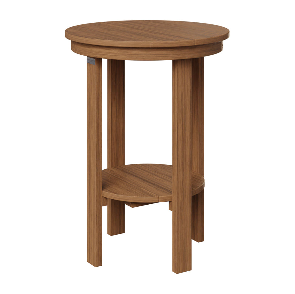Berlin Gardens Outdoor Poly Lumber Round End Counter Table