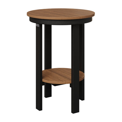 Berlin Gardens Outdoor Poly Lumber Round End Counter Table