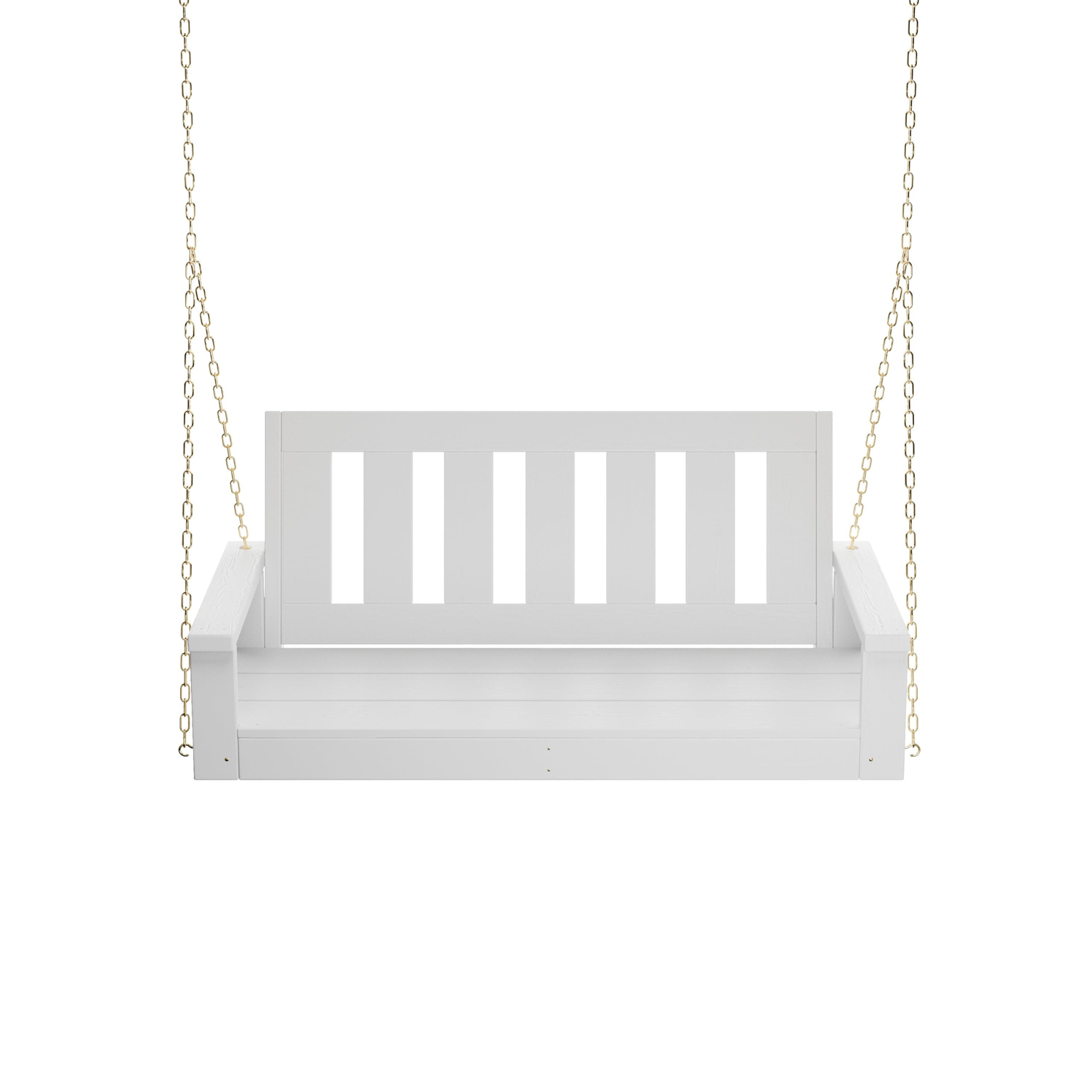 Porchgate Amish Heavy Duty 700 Lb 5-Foot Ardmore Porch Swing - Pure White
