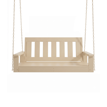 Porchgate Amish Heavy Duty 5-Foot Ardmore Porch Swing - Relaxed Khaki