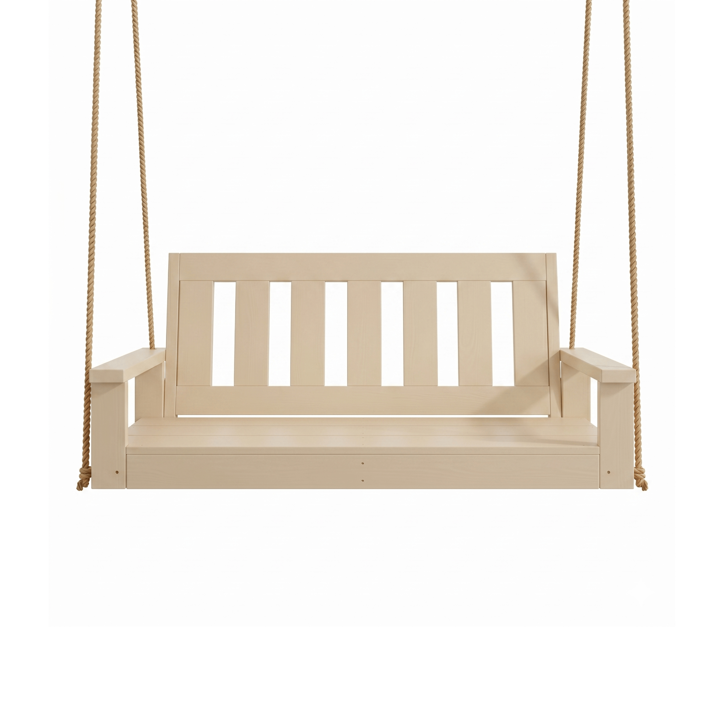 Porchgate Amish Heavy Duty 4-Foot Ardmore Porch Swing - Relaxed Khaki