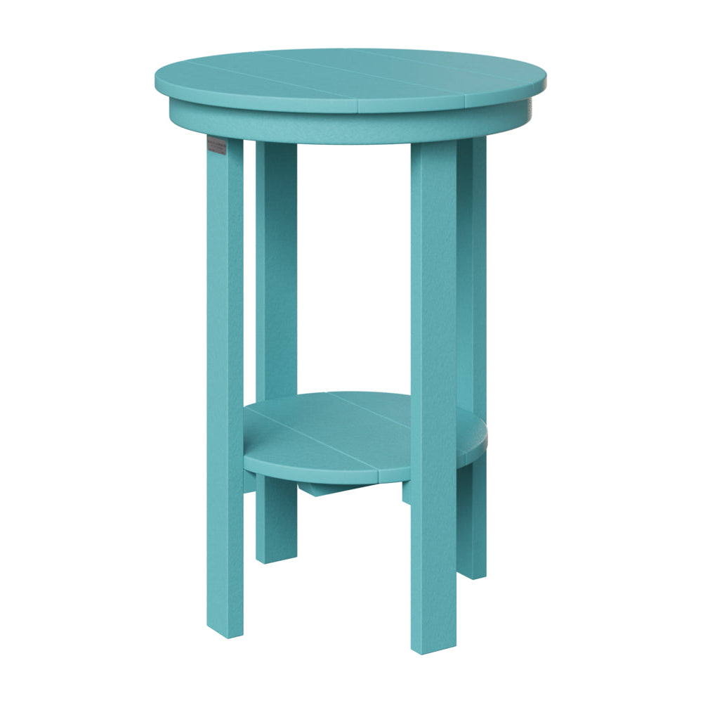 Berlin Gardens Outdoor Poly Lumber Round End Counter Table