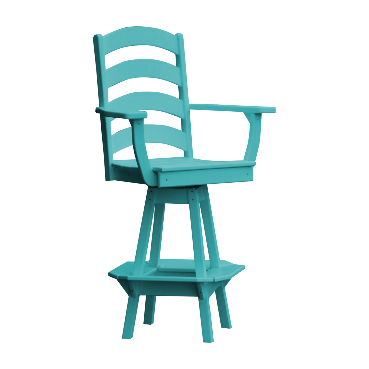 Keystone Amish Co. Josie Poly Outdoor Swivel Bar Chair