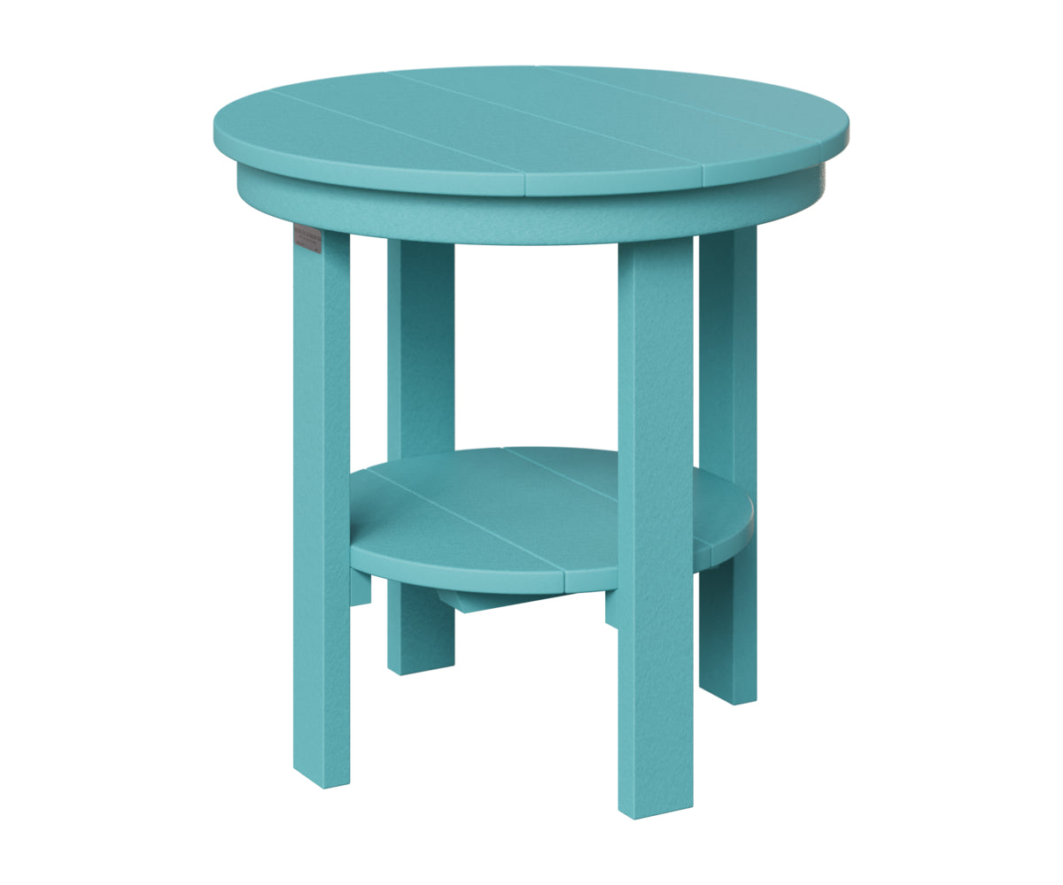 Berlin Gardens Outdoor Poly Lumber Round End Dining Table