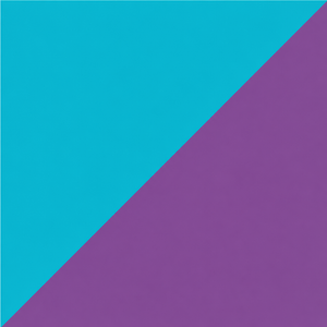Aruba Blue on Purple