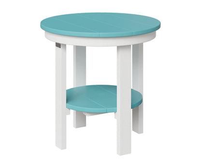 Berlin Gardens Outdoor Poly Lumber Round End Dining Table
