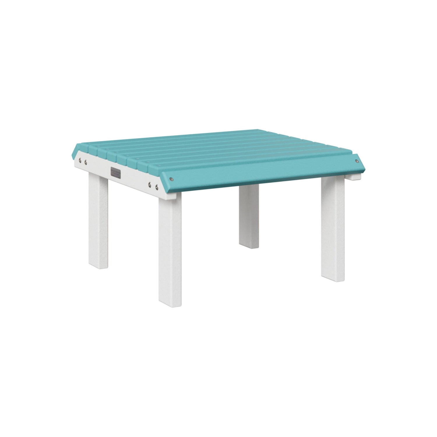 Berlin Gardens Outdoor Poly Lumber Stationary Footstool