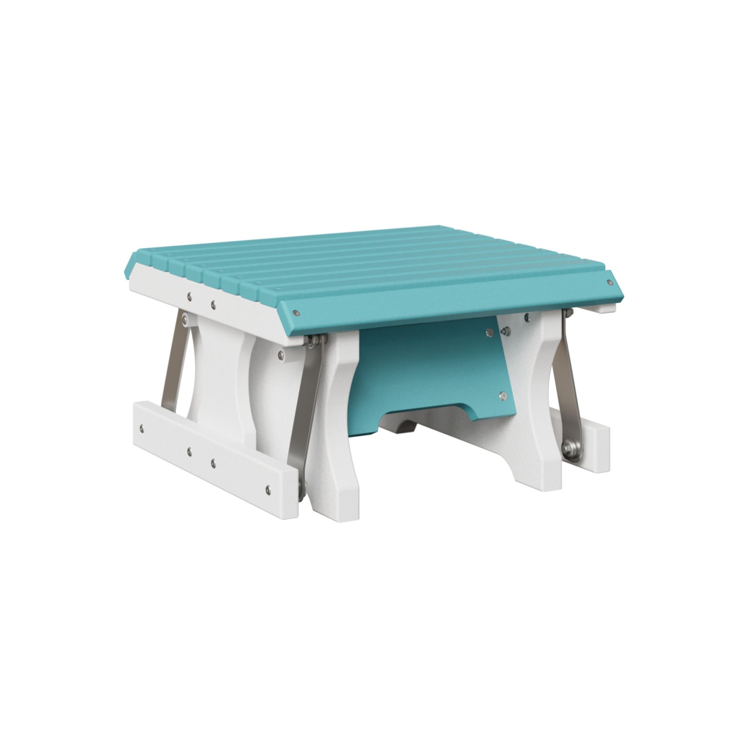 Berlin Gardens Outdoor Poly Lumber Gliding Footstool