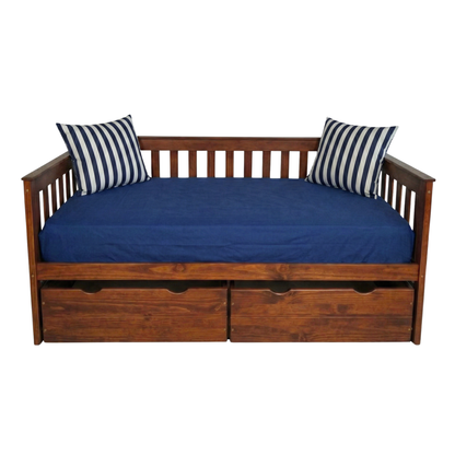 Versaloft Mission Amish Made Daybed Frame with 2-Piece Drawers
