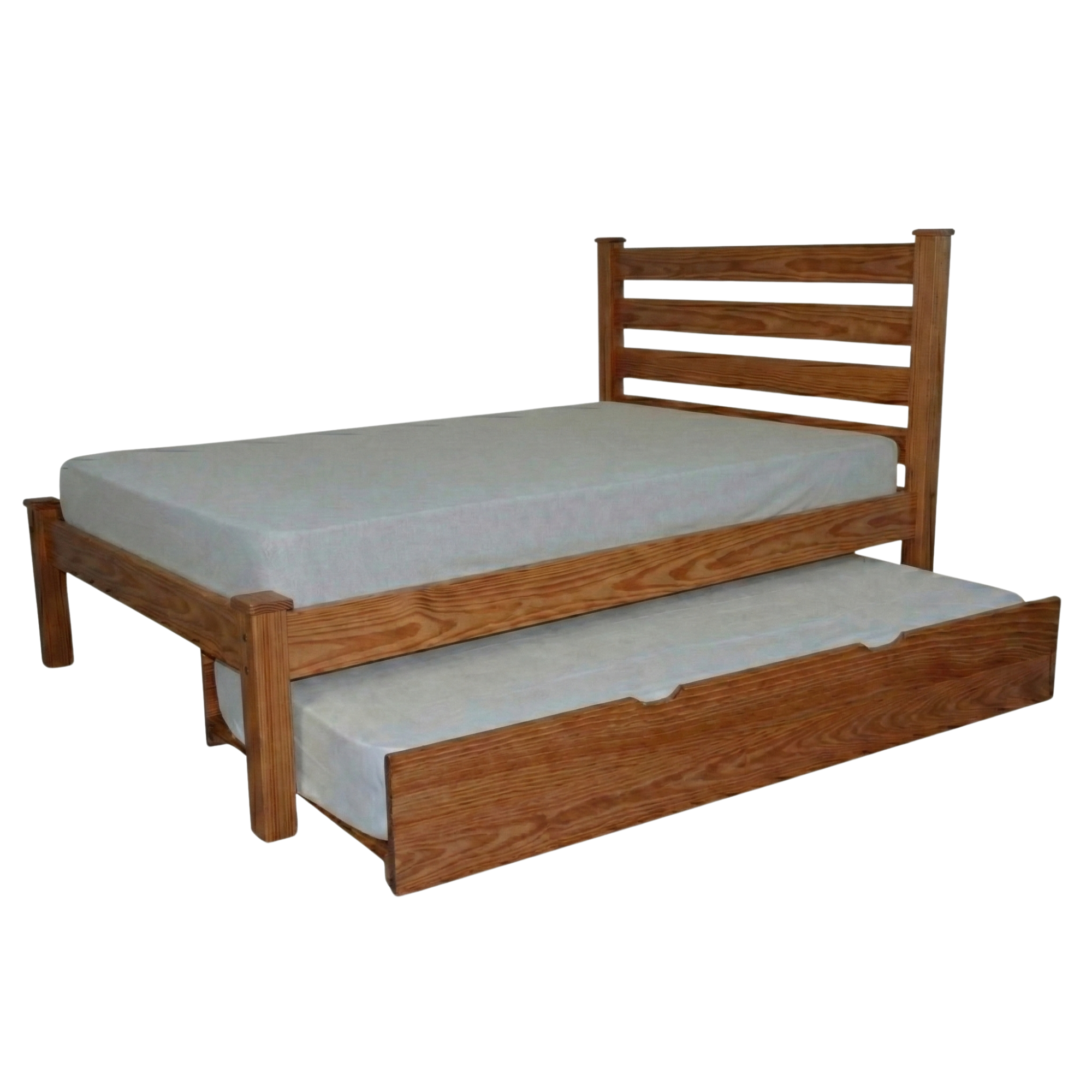 Versaloft Homestead Amish Made Bed Frame with Headboard and Trundle Unit