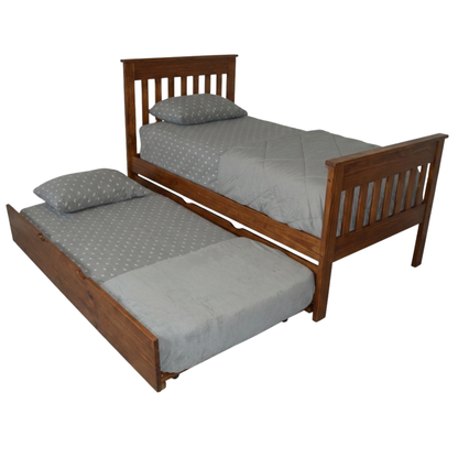 Versaloft Harmony Amish Made Bed Frame with Trundle Unit