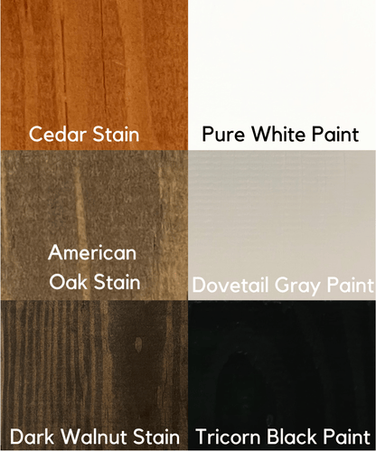 Amish Casual Wood Samples for Swing Beds