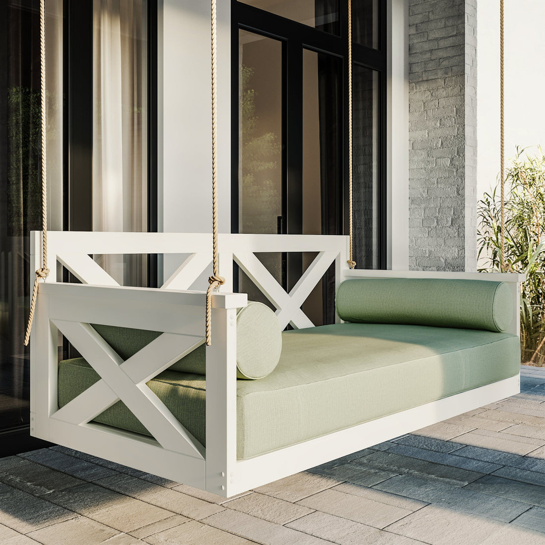 Amish Casual Bradford Twin Swing Bed