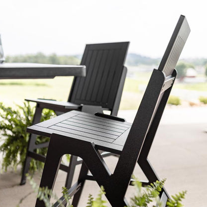 Berlin Gardens Kinsley Poly Lumber Outdoor Bar Side Chair