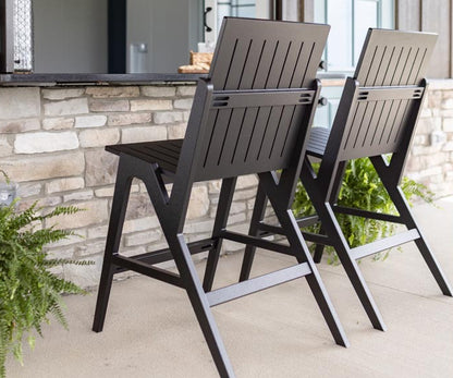 Berlin Gardens Kinsley Poly Lumber Outdoor Bar Side Chair