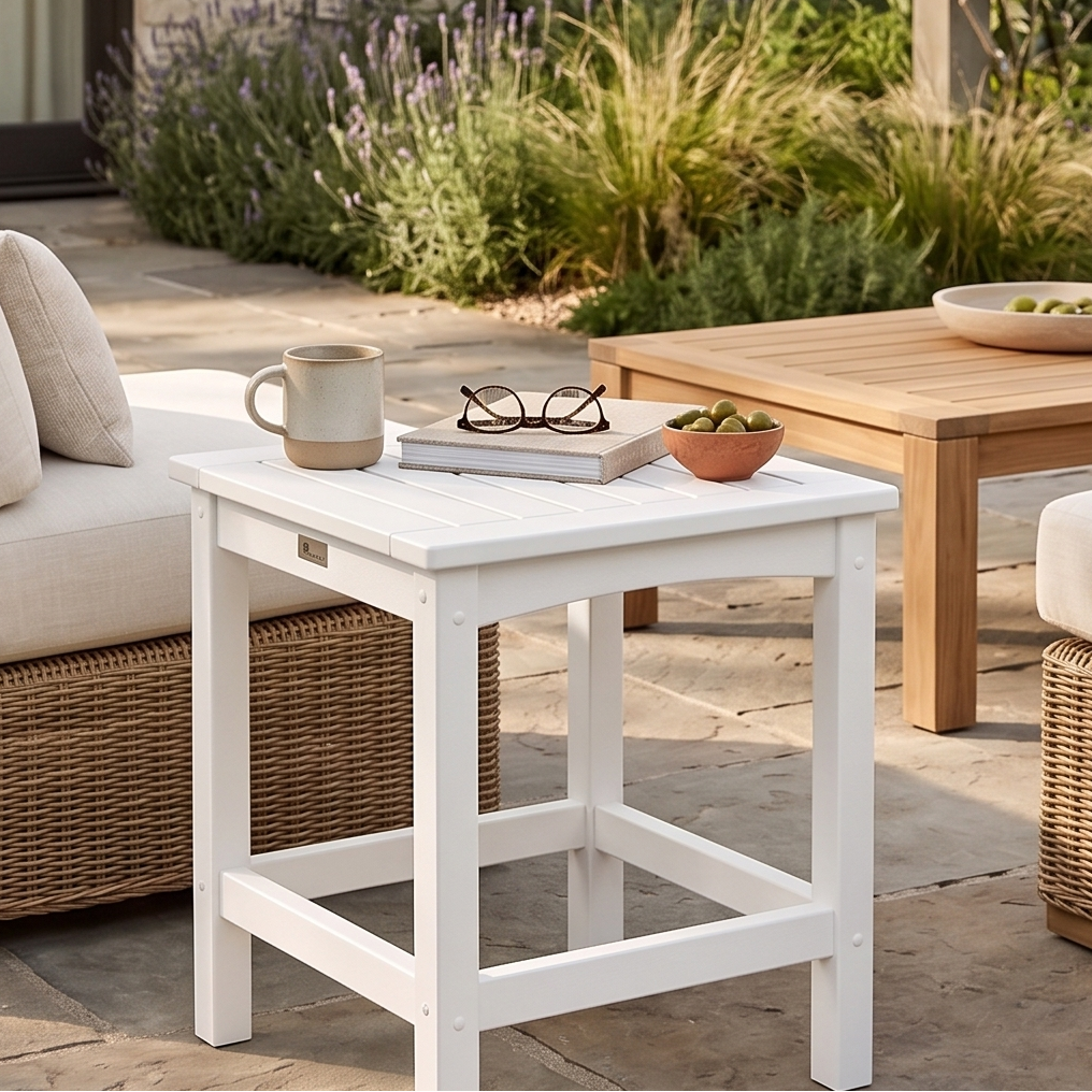 Berlin Gardens Camden Outdoor Poly Lumber End Table