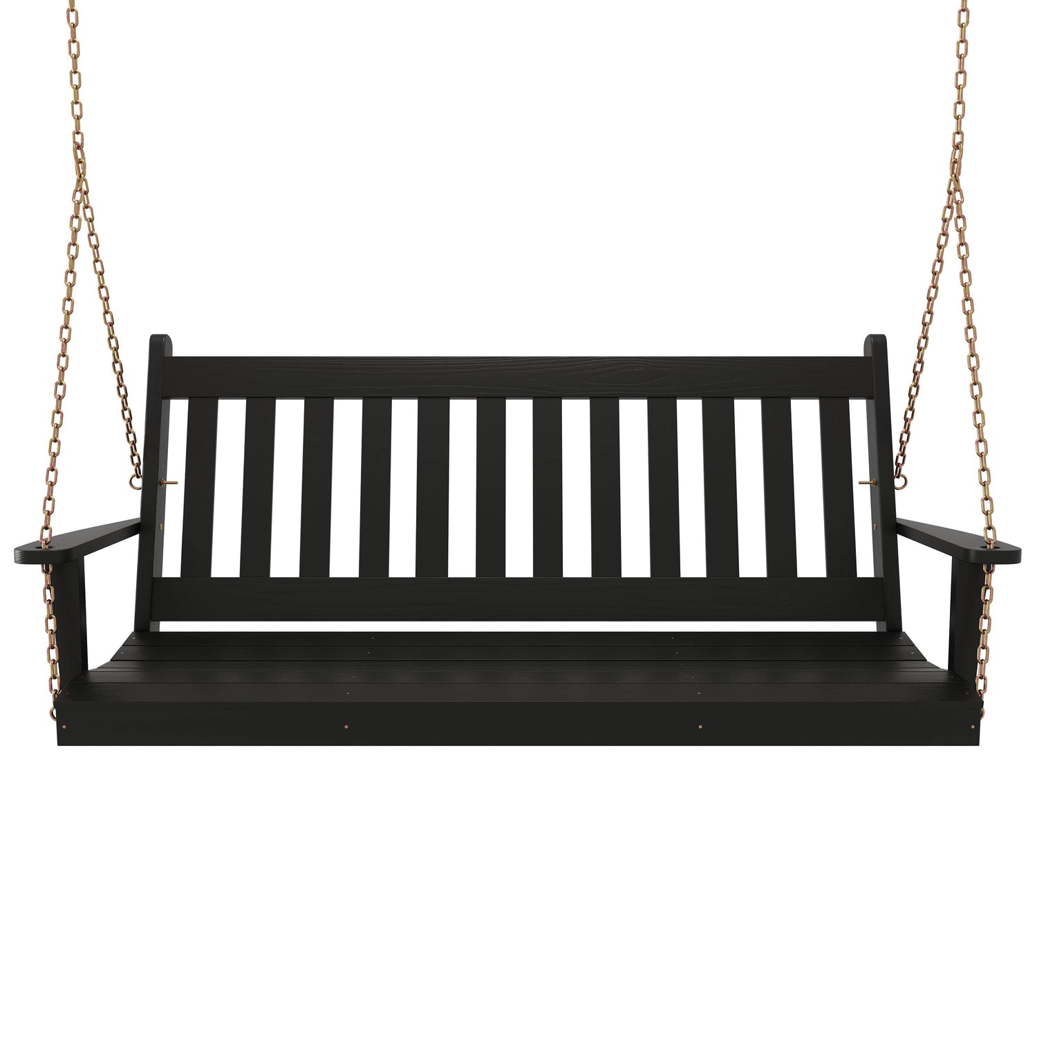 Keystone Amish Co. 5 Foot Franklin Porch Swing, Black