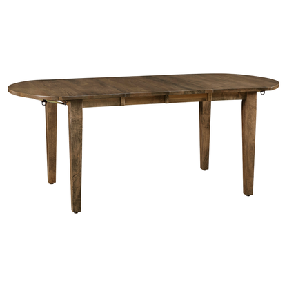 Hoosier Timbercraft Plainfield Brown Maple Oval Drop Leaf Table