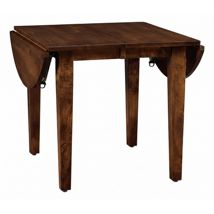 Hoosier Timbercraft Plainfield Brown Maple Oval Drop Leaf Table