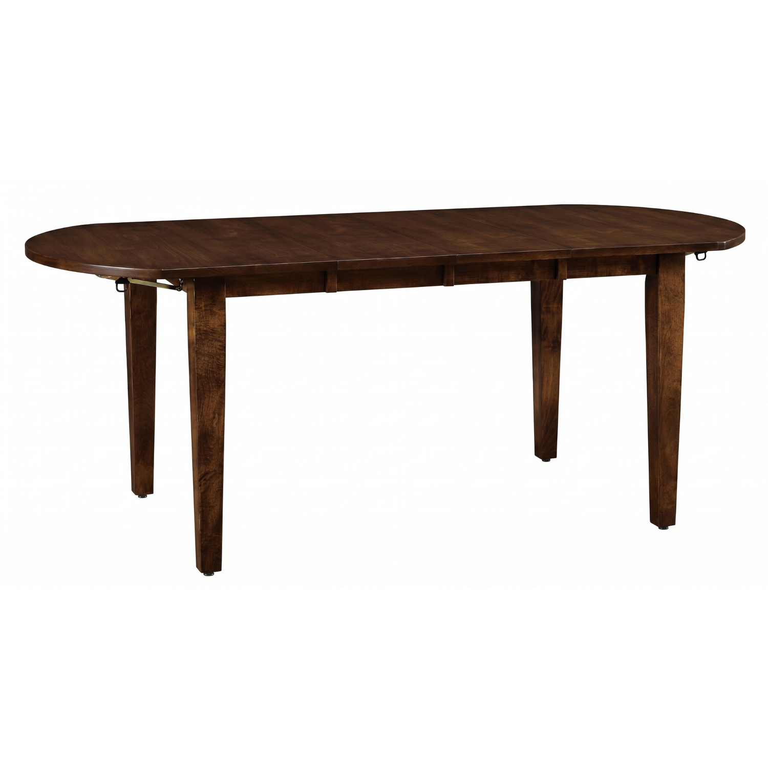 Hoosier Timbercraft Plainfield Brown Maple Oval Drop Leaf Table