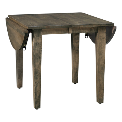 Hoosier Timbercraft Plainfield Brown Maple Oval Drop Leaf Table