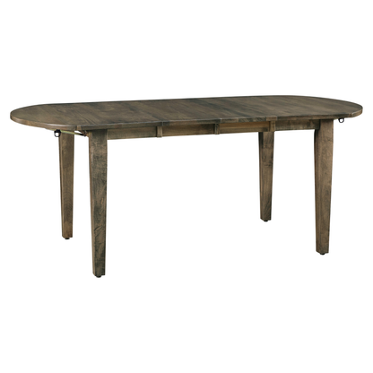 Hoosier Timbercraft Plainfield Brown Maple Oval Drop Leaf Table