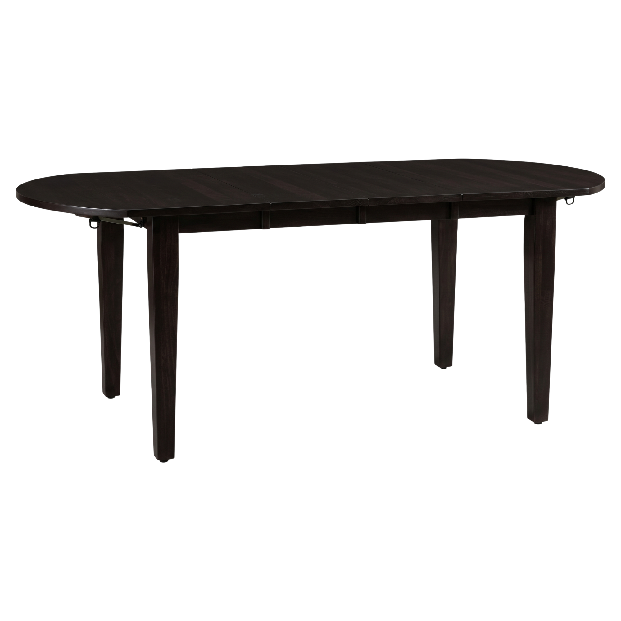Hoosier Timbercraft Plainfield Brown Maple Oval Drop Leaf Table