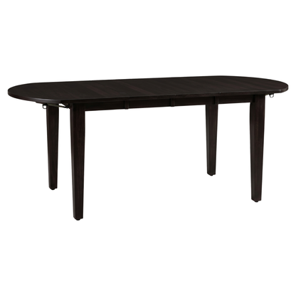 Hoosier Timbercraft Plainfield Brown Maple Oval Drop Leaf Table