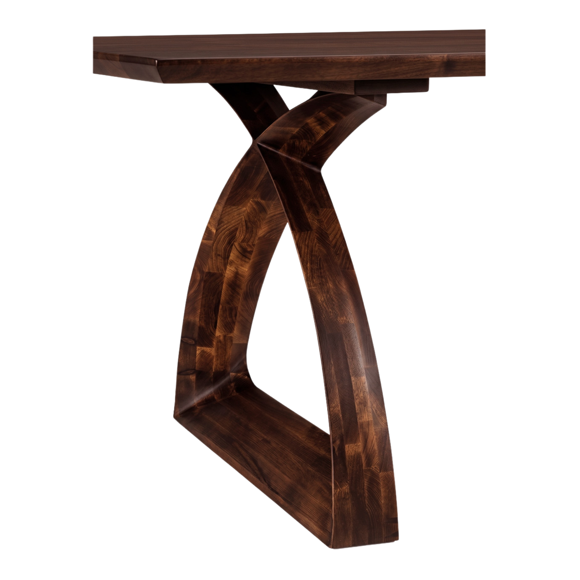 Hoosier Timbercraft Salem Brown Maple Trestle Table