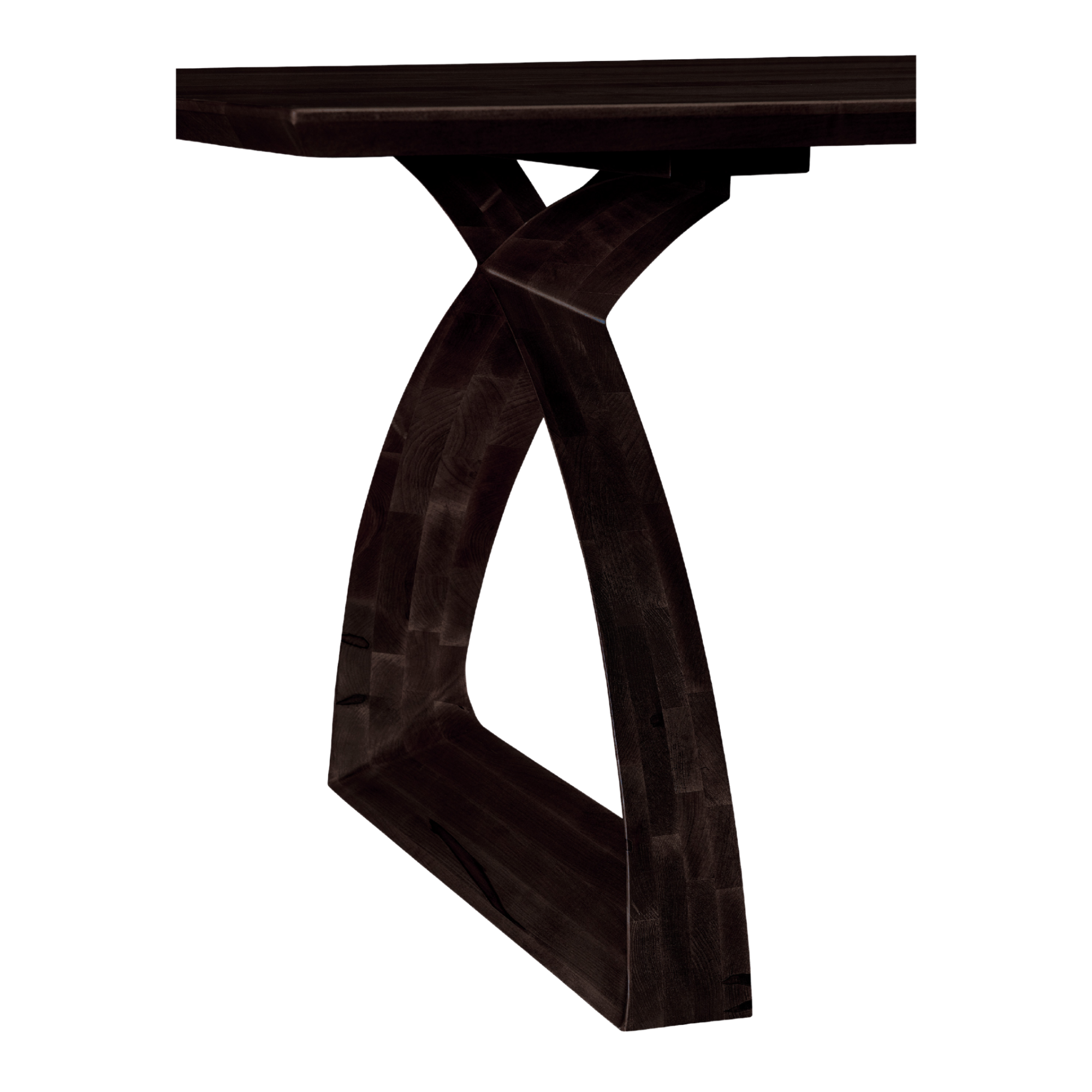 Hoosier Timbercraft Salem Brown Maple Trestle Table