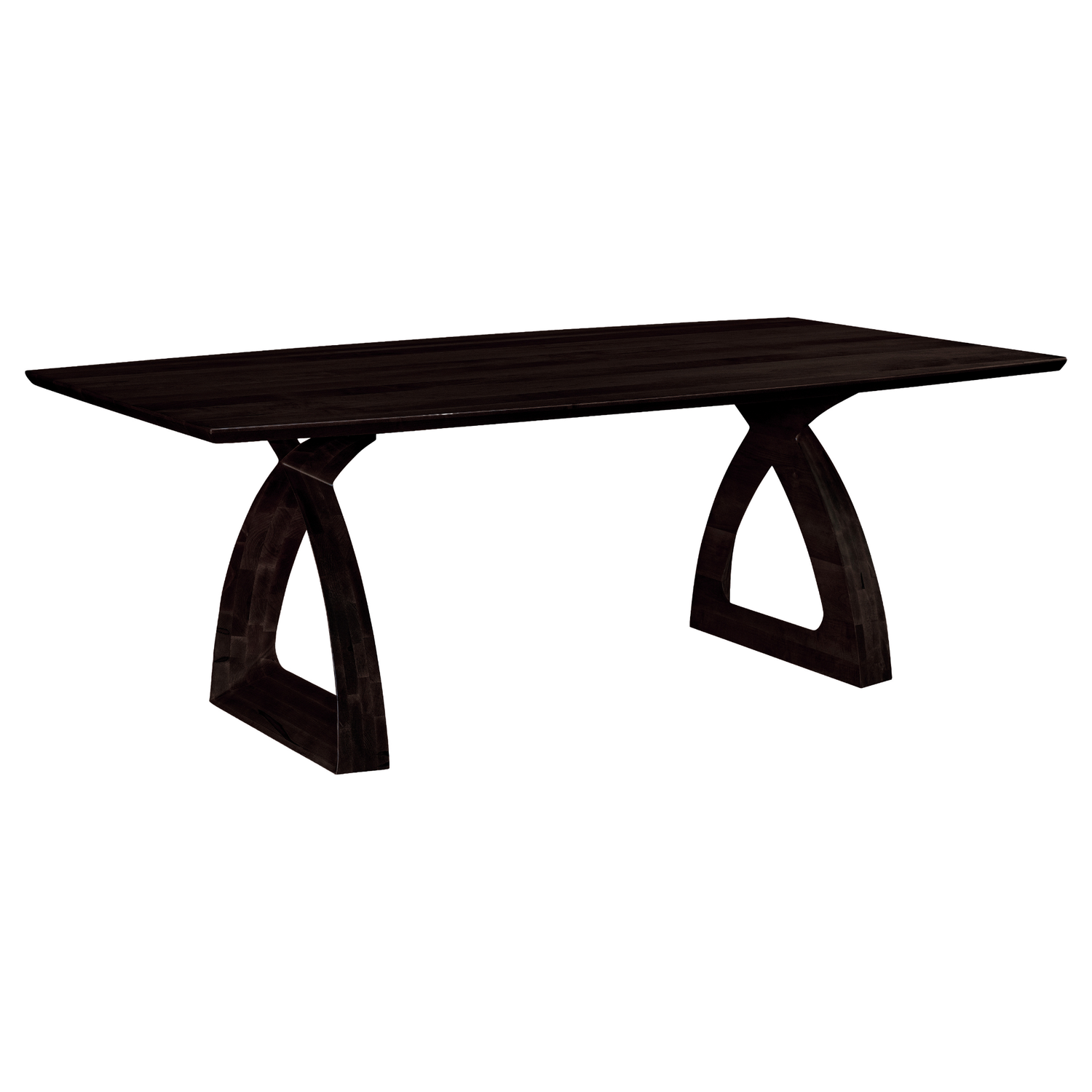 Hoosier Timbercraft Salem Brown Maple Trestle Table