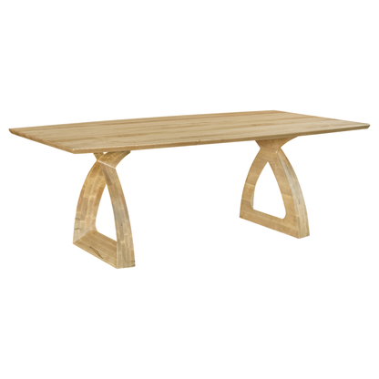 Hoosier Timbercraft Salem Brown Maple Trestle Table