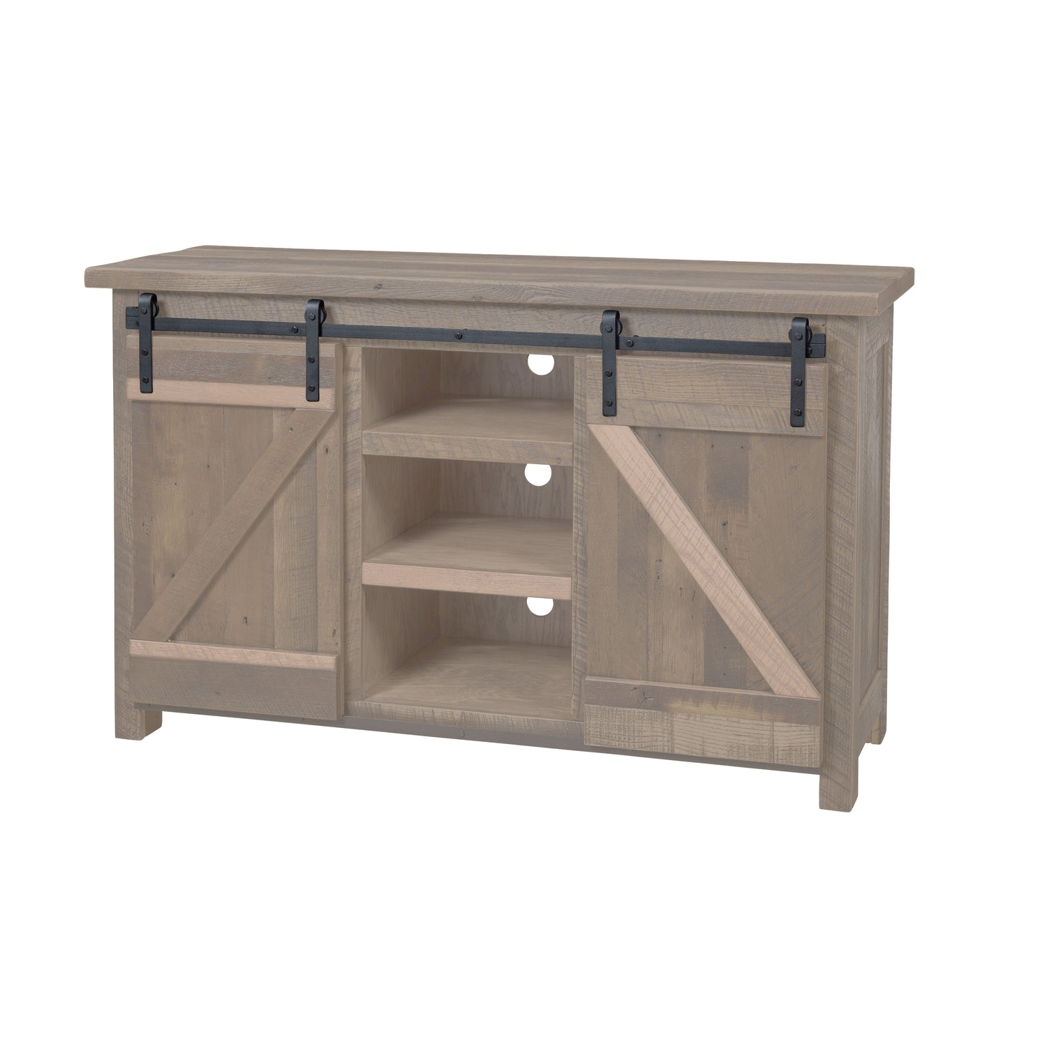 Legacy Estate Roscoe Reclaimed Barnwood Barndoor TV Stand