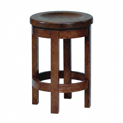 Hoosier Timbercraft Wayne Backless Maple Barstool