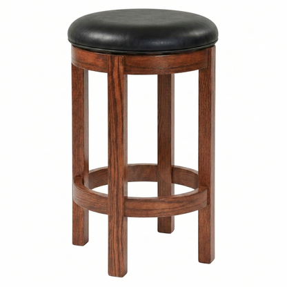 Hoosier Timbercraft Wayne Backless Maple Barstool