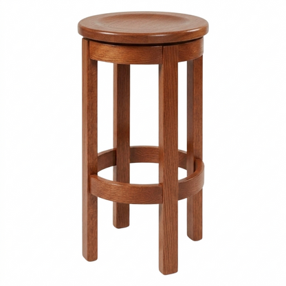 Hoosier Timbercraft Wayne Backless Maple Barstool