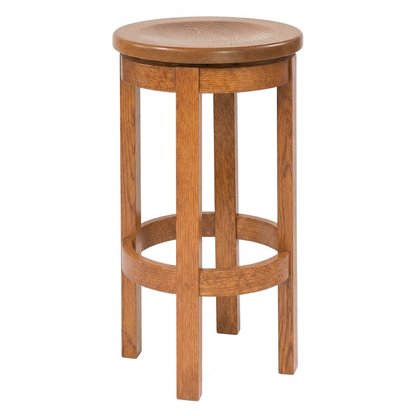 Hoosier Timbercraft Wayne Backless Maple Barstool