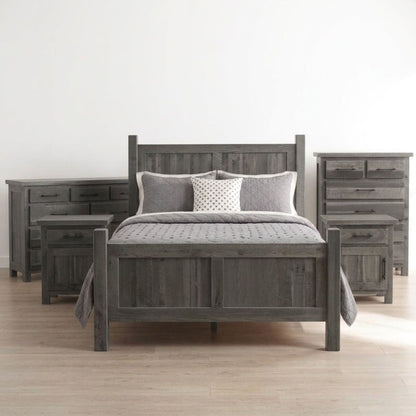 Legacy Estate Rowan Reclaimed Barnwood 5-Piece Bedroom Set
