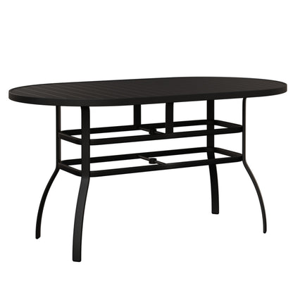 Berlin Gardens Murphy 76″ Aluminum Oblong Bar Table