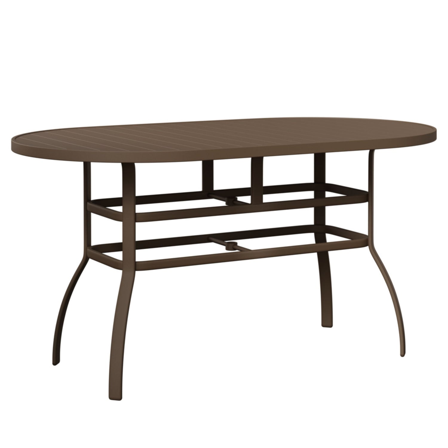 Berlin Gardens Murphy 76″ Aluminum Oblong Bar Table