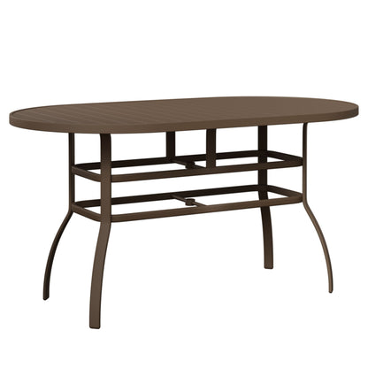 Berlin Gardens Murphy 76″ Aluminum Oblong Bar Table