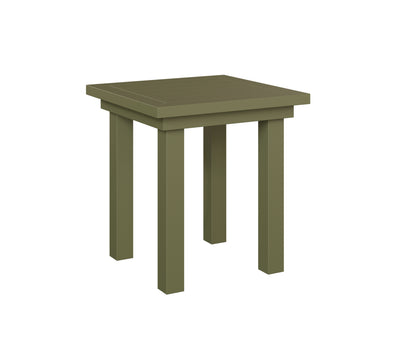 Berlin Gardens Vida Dining Height Aluminum End Table
