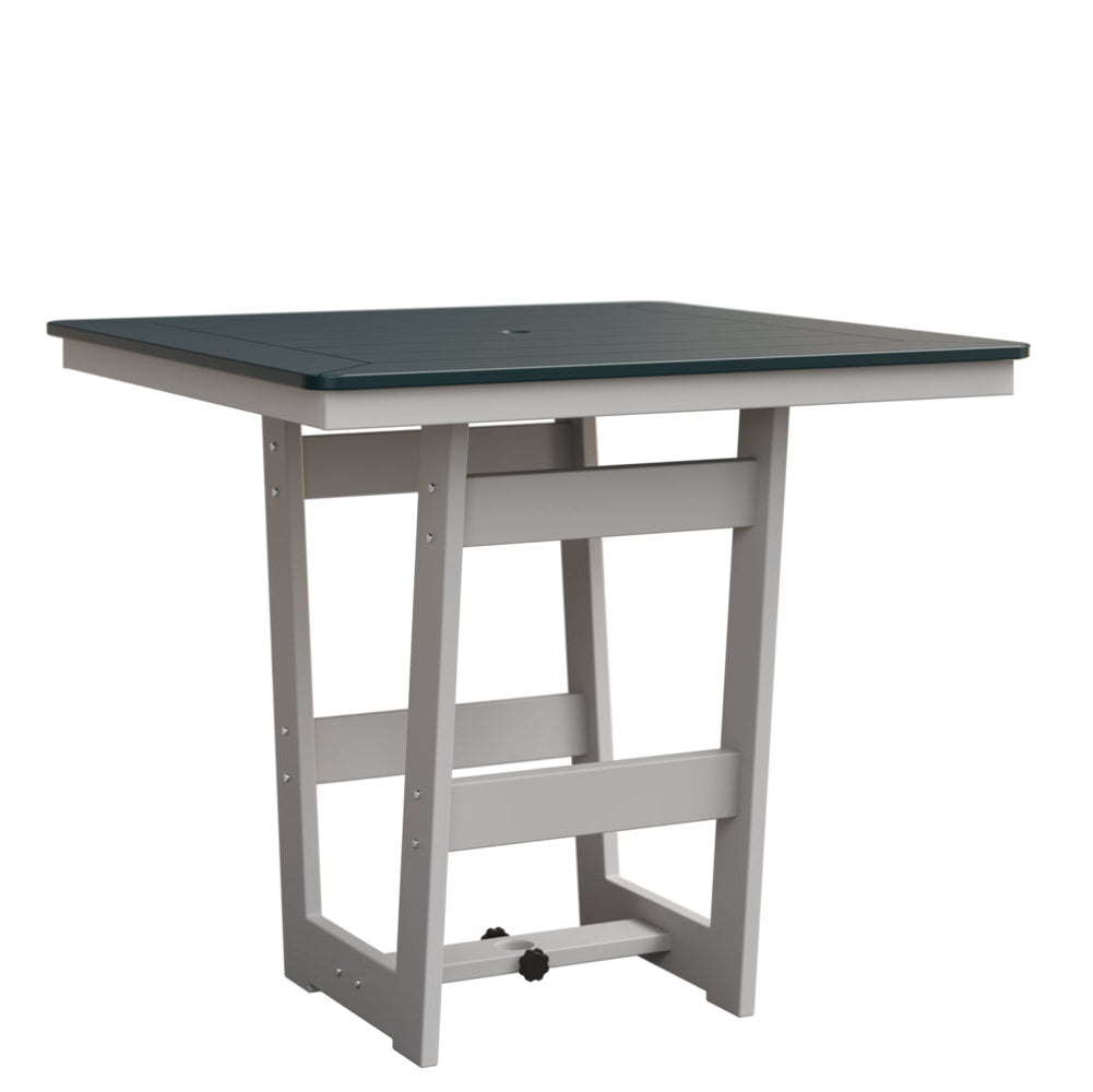 Berlin Gardens Hudson 40″ Outdoor Poly Lumber Square Bar Table