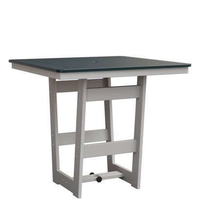 Berlin Gardens Hudson 40″ Outdoor Poly Lumber Square Bar Table